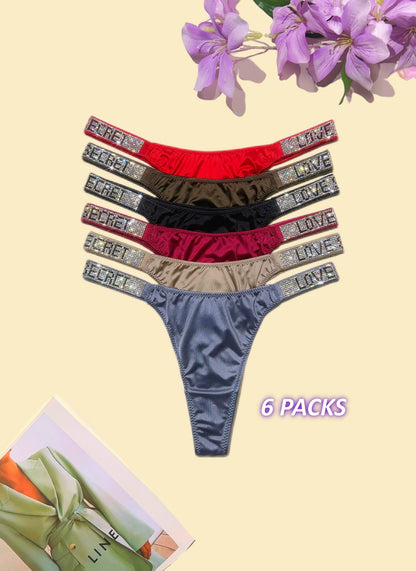 Classical Design6-sets Highwaist Panties