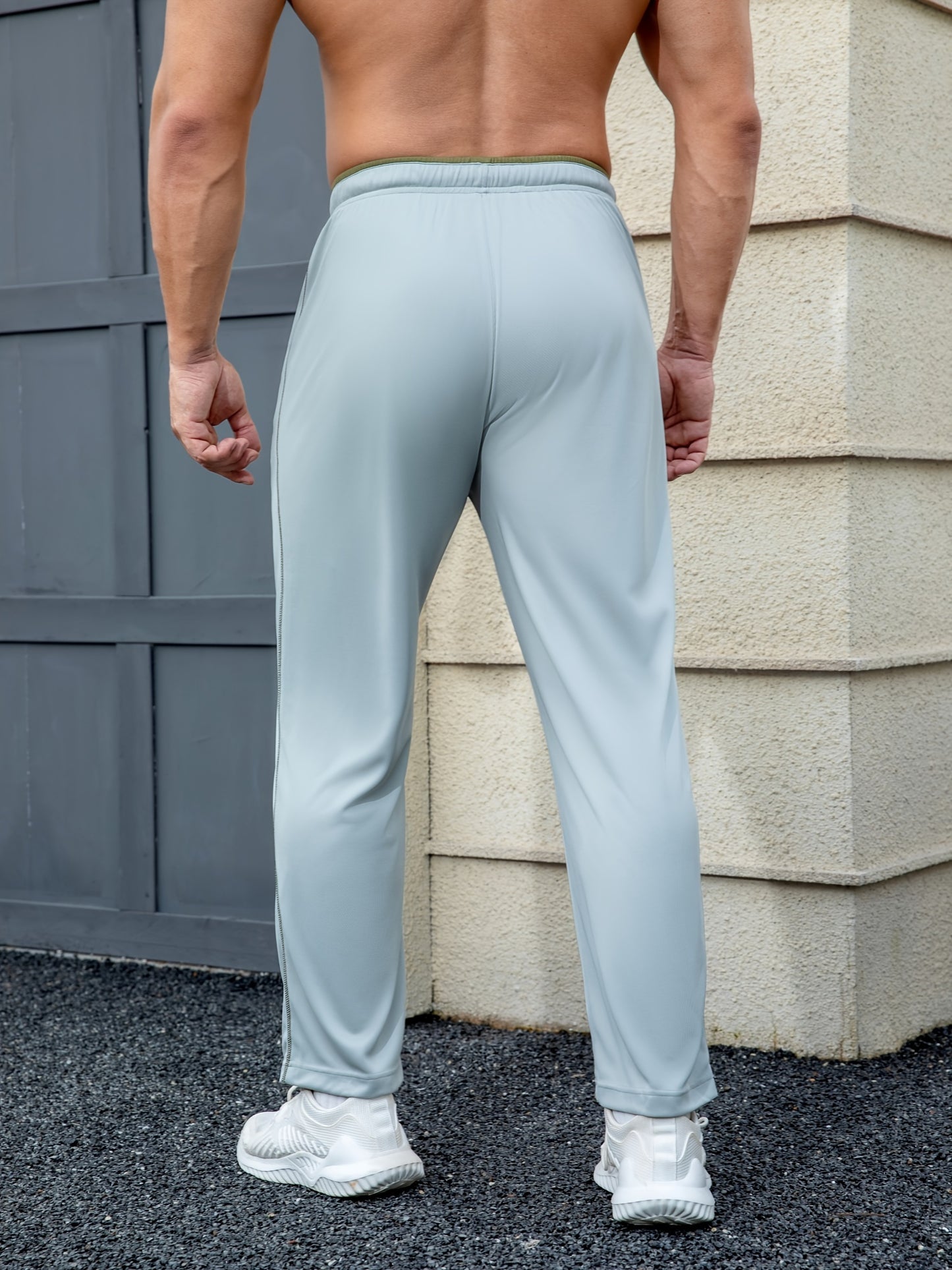 3Pack Men'S Lightweight Sweatpants With Pockets Open Bottom Athletic Pants For Workout, Jogging, Gym, Running, Training