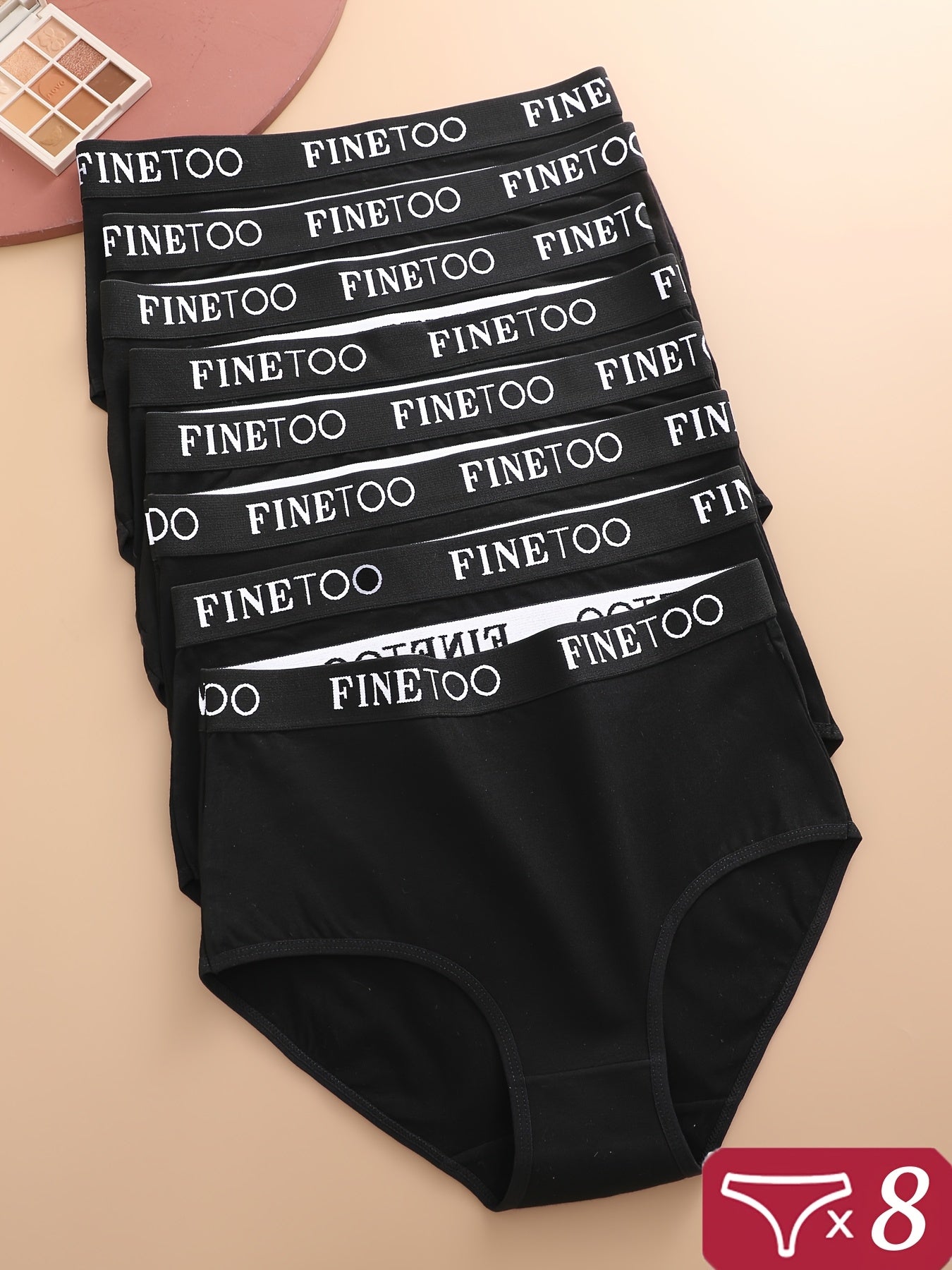 Women's Mixed colors High-Waist Underwear - product view 11