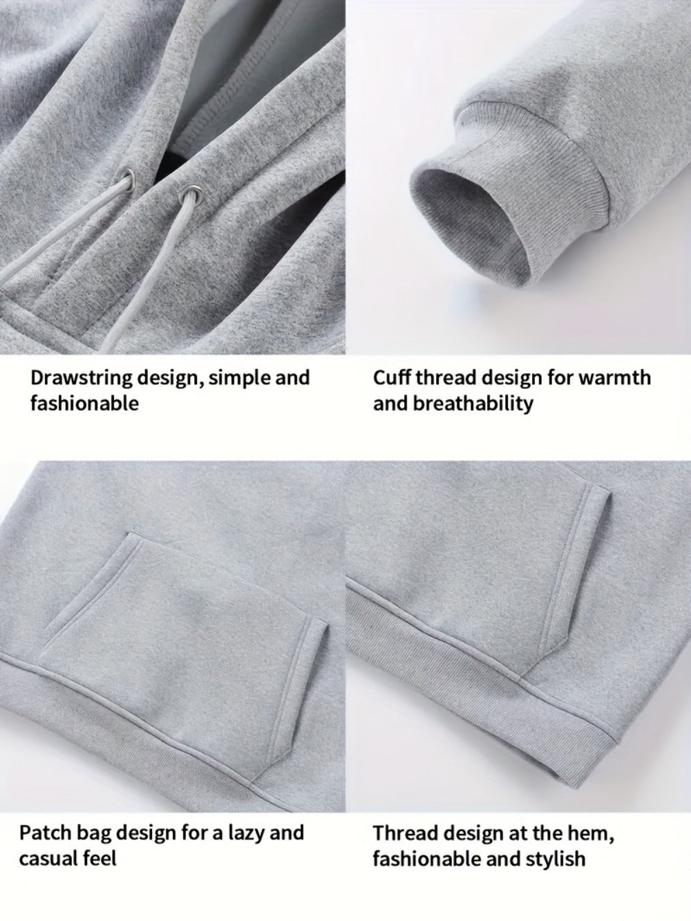 Men's Versatile Pullover Hoodie Everyday 821