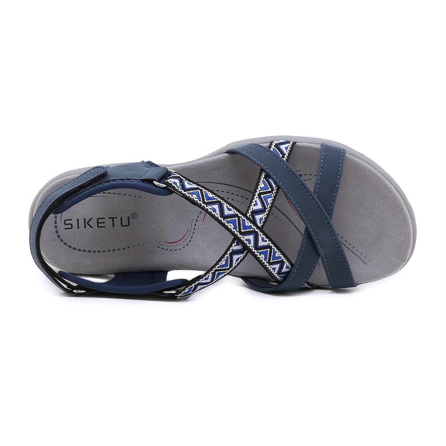 Women'S Sports Sandals, Outdoor Casual Shoes With Adjustable Elastic Bands And Arch Support, Summer Non Slip Fashionable Beach Sandals