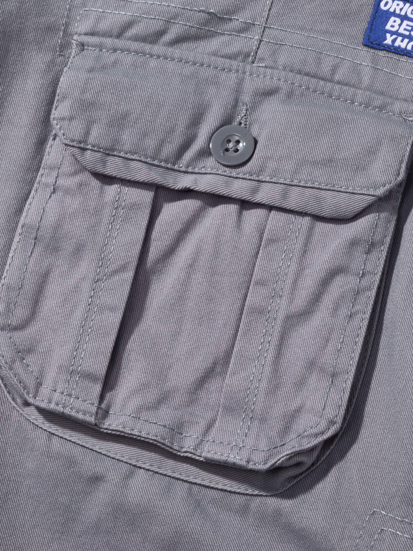 Men'S Pure Washed Outdoor Multi-Pocket Tooling Shorts Suitable for Daily Hunting, Fishing, Mountaineering, Camping And Other Outdoor Leisure Activities