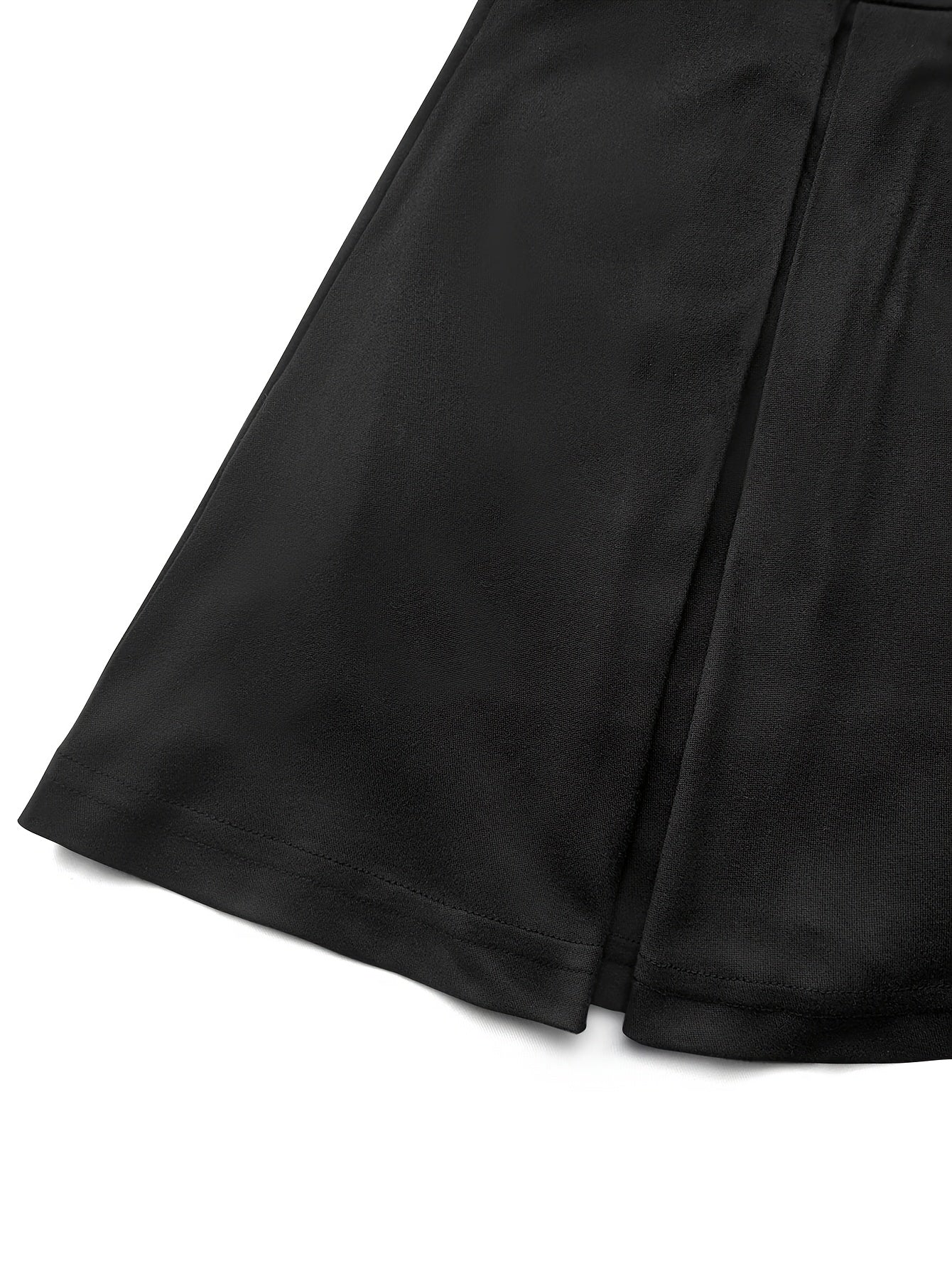 Women's Black Polyester High-Waist Shorts - product view 29