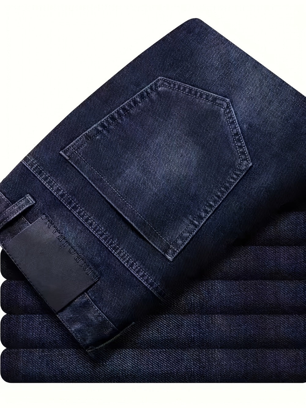 Men's Straight Leg Jeans - Classic Wash Clean Finish Everyday