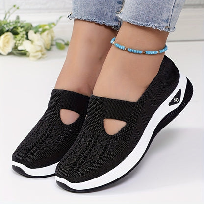 Women'S Breathable Mesh Sleeve Sneakers - Lightweight And Comfortable Walking Shoes, PVC Sole And Cloth Shoe Pad - Multi-Color Multi-Purpose All Season Shoes