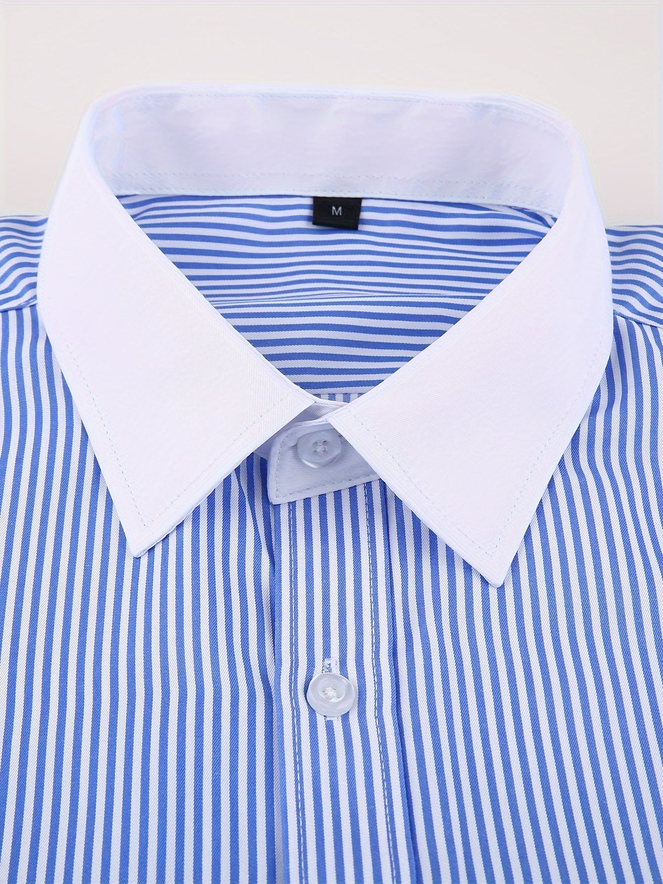 2025 New Men'S French Shirt Double-Barrel Sleeve Business Formal with Premium Cufflinks, Wedding Banquet Office Elegant Slim Fit