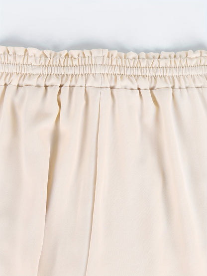 Temperament Commuter Style Loose Drapey Pants With Wide Leg Pants Seasonal Wear Women Drapey High Waist Casual Pants Women'S Elegant Casual Pants