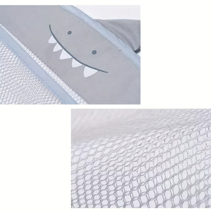 2-Pack Mesh Shower Caddy Bags - Drainable Suction-Cup Storage
