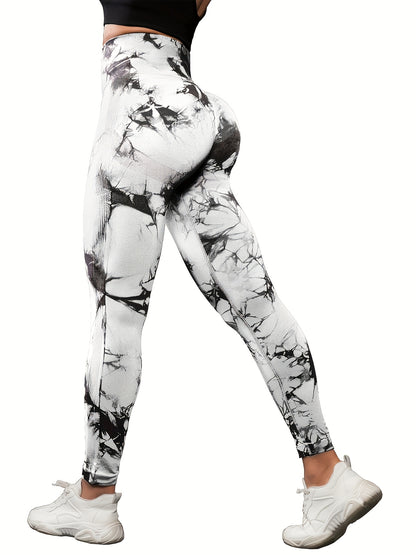 5pcs Set of Women'S High-Waisted Leggings - Soft, Supportive Leggings Designed for Running, Yoga, The Gym, And Other Workouts