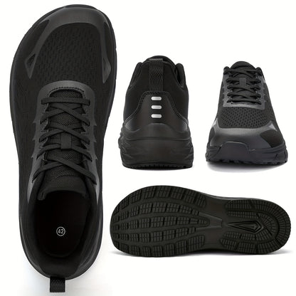 Men'S Wide Toe Casual Sneakers - Non-Slip, Shock-Absorbing, Lightweight, Breathable, And Comfortable for Everyday Wear
