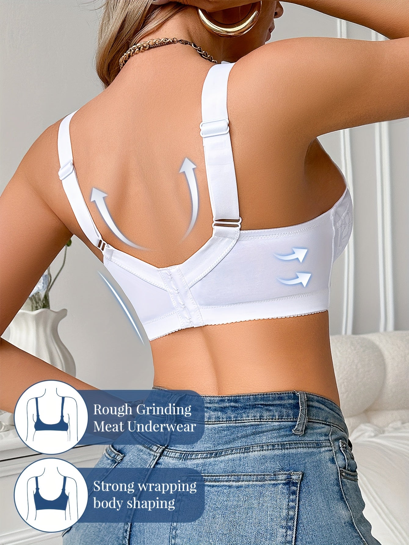Sexy Lace Bra For Women With Underwire, Versatile, Breathable And Comfortable Bra