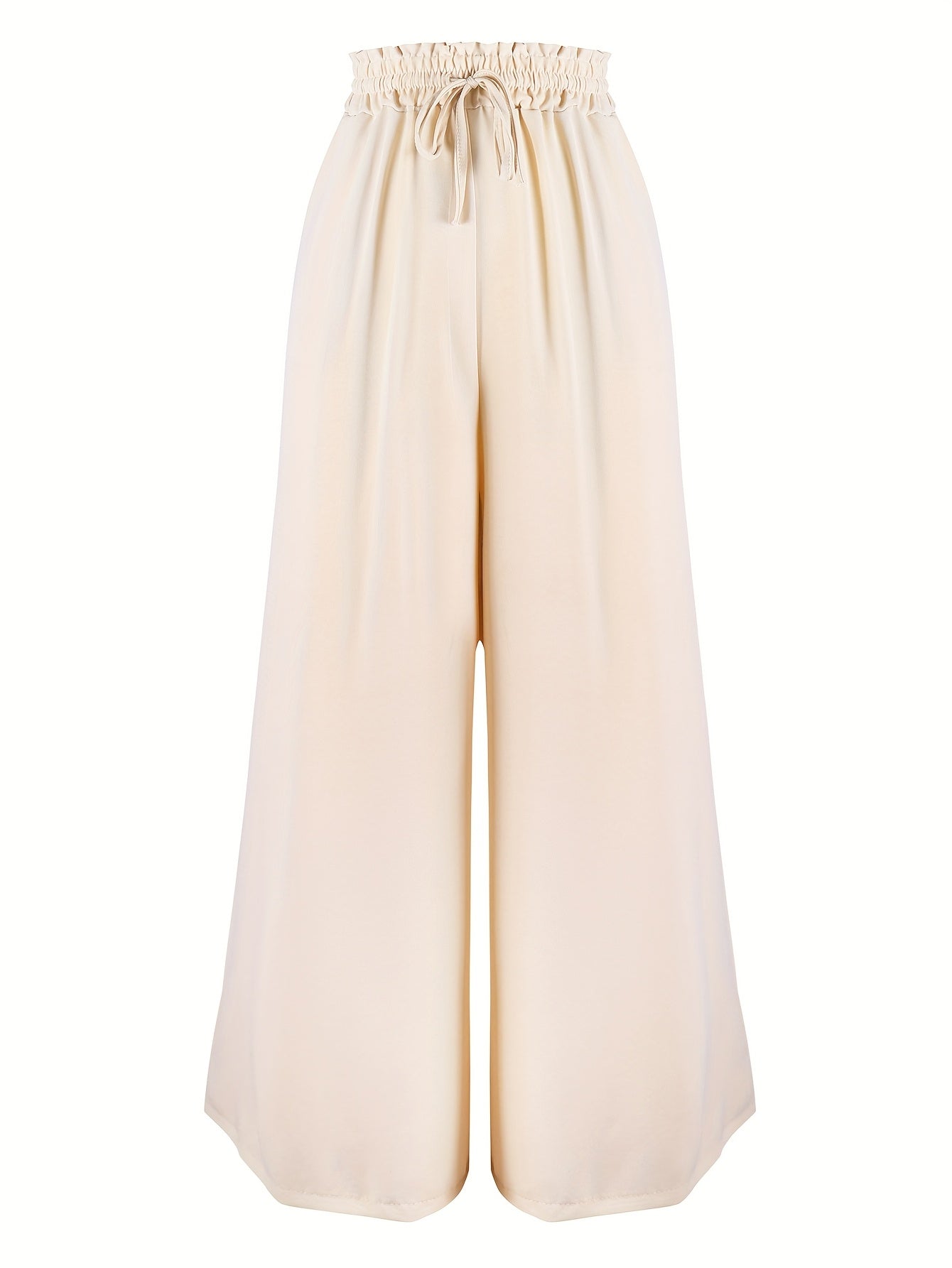 Temperament Commuter Style Loose Drapey Pants With Wide Leg Pants Seasonal Wear Women Drapey High Waist Casual Pants Women'S Elegant Casual Pants