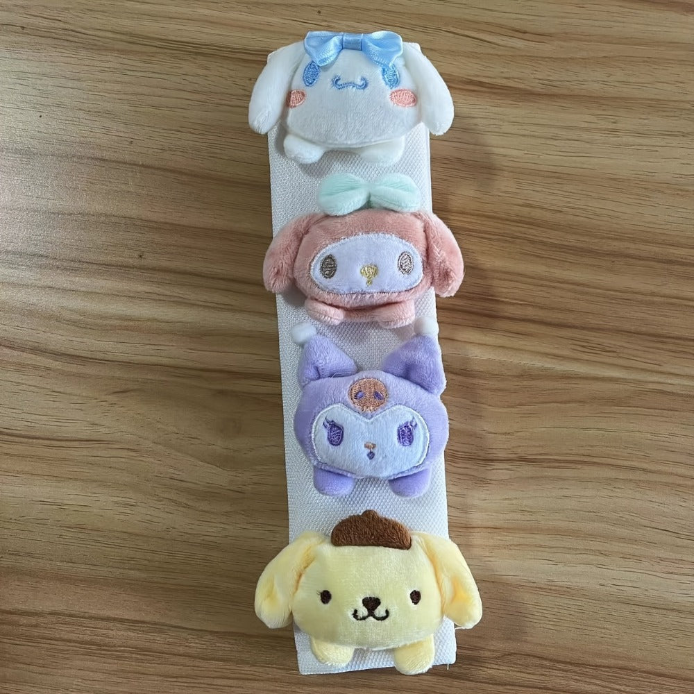 Cartoon Car Seat Belt Shoulder Cover - Soft Travel Cushion One-Piece