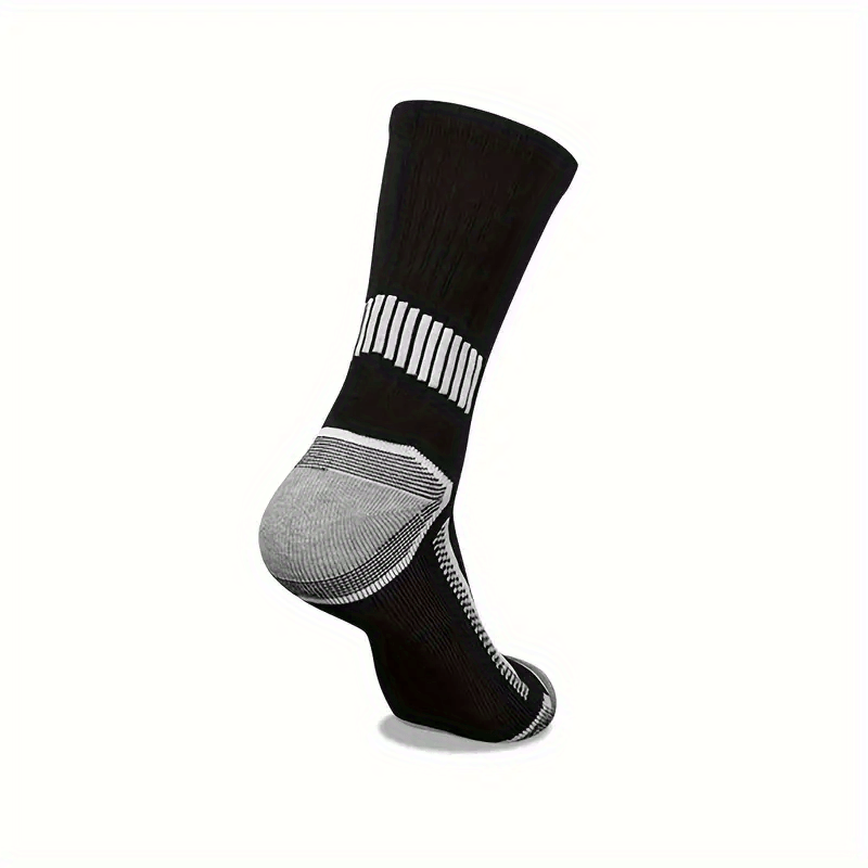 10 Pairs of Men'S Sports Socks - Black, Breathable Fabric, Cushioned Heel And Toe, Arch Support, Perfect for Sports And Everyday Use, Athletic Socks | Sporty Socks | Knitted Design