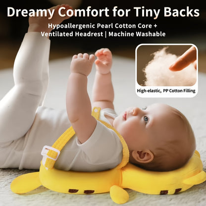 A Pc Soft Toddler Backpack for Infants And Toddlers, with Adjustable Cartoon Animal PlushBackrest, Made Of Colorful Polyester Fiber, An Ideal Gift for Festivals.
