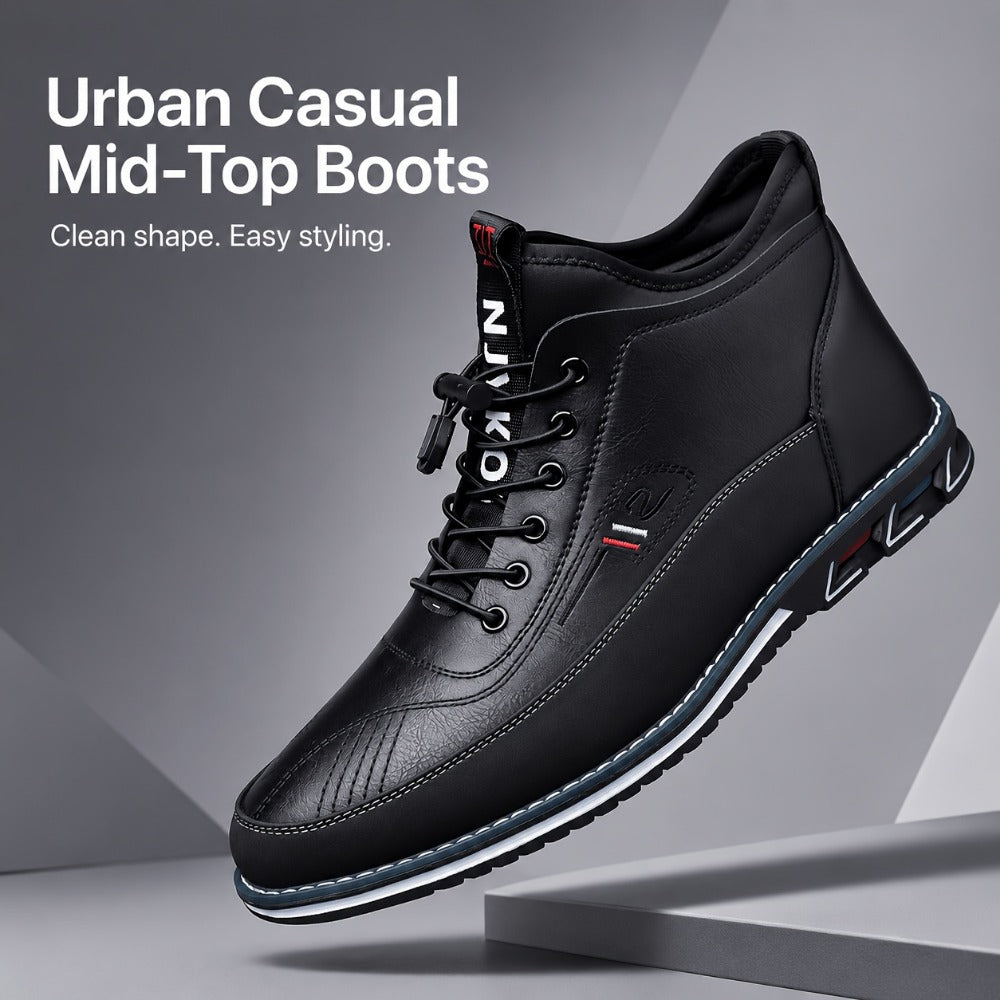 Men's Sneakers - Non-Slip Sole & Lightweight Design