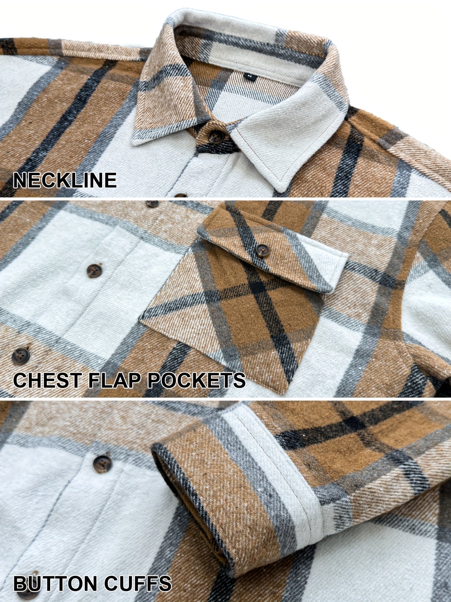 This Unisex, Retro-style Casual Shirt Features A Classic Plaid Design And A Minimalist Aesthetic. The Collared Design Makes It Suitable For Year-round Wear, And The Loose, Comfortable Fit Caters To Various Styling Needs. A Small Gift Is Included.