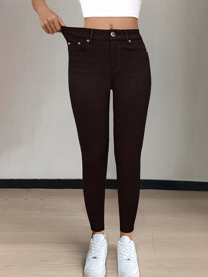 Black High-Waist Jeans - product view 45