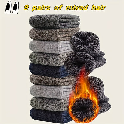 Men's Thermal Socks - 9-Pair Pack
