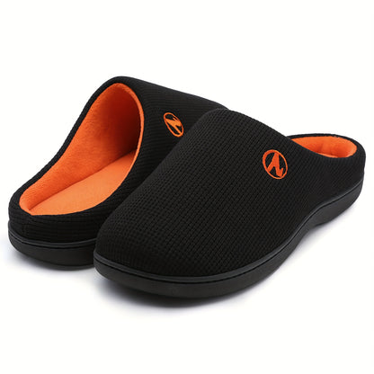 HOMEHOT Men'S Home Plus Size Shoes Indoor And Outdoor Machine Washable, Comfortable Soft Memory Foam Outsole, Non-Slip And Home Shoes