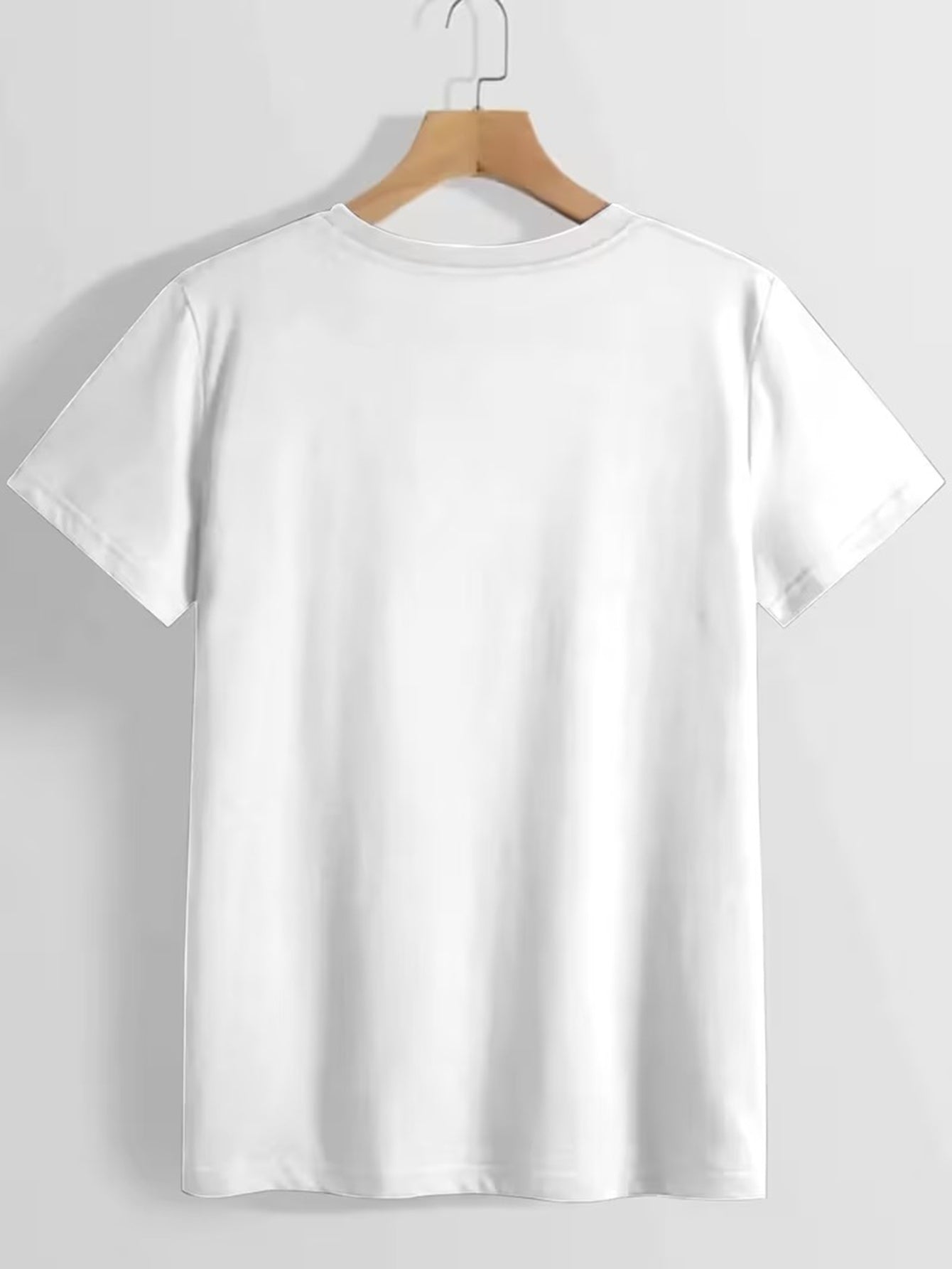 This Stylish Letter Print Women'S Round Neck T-Shirt Features a Minimalist Design, Is Comfortable And Breathable, Perfect for Everyday Casual Wear, Showcasing a Natural And Elegant Style, a Must-Have for Summer Parties, with Local Shipping