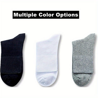 Men's Wide-Tube Socks - 4-Pair Pack - Loose-fit wide-tube design with arch support