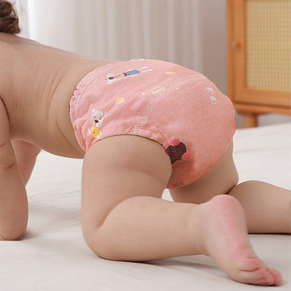 Baby Reusable Training Pants - 12-Pack Animal Print