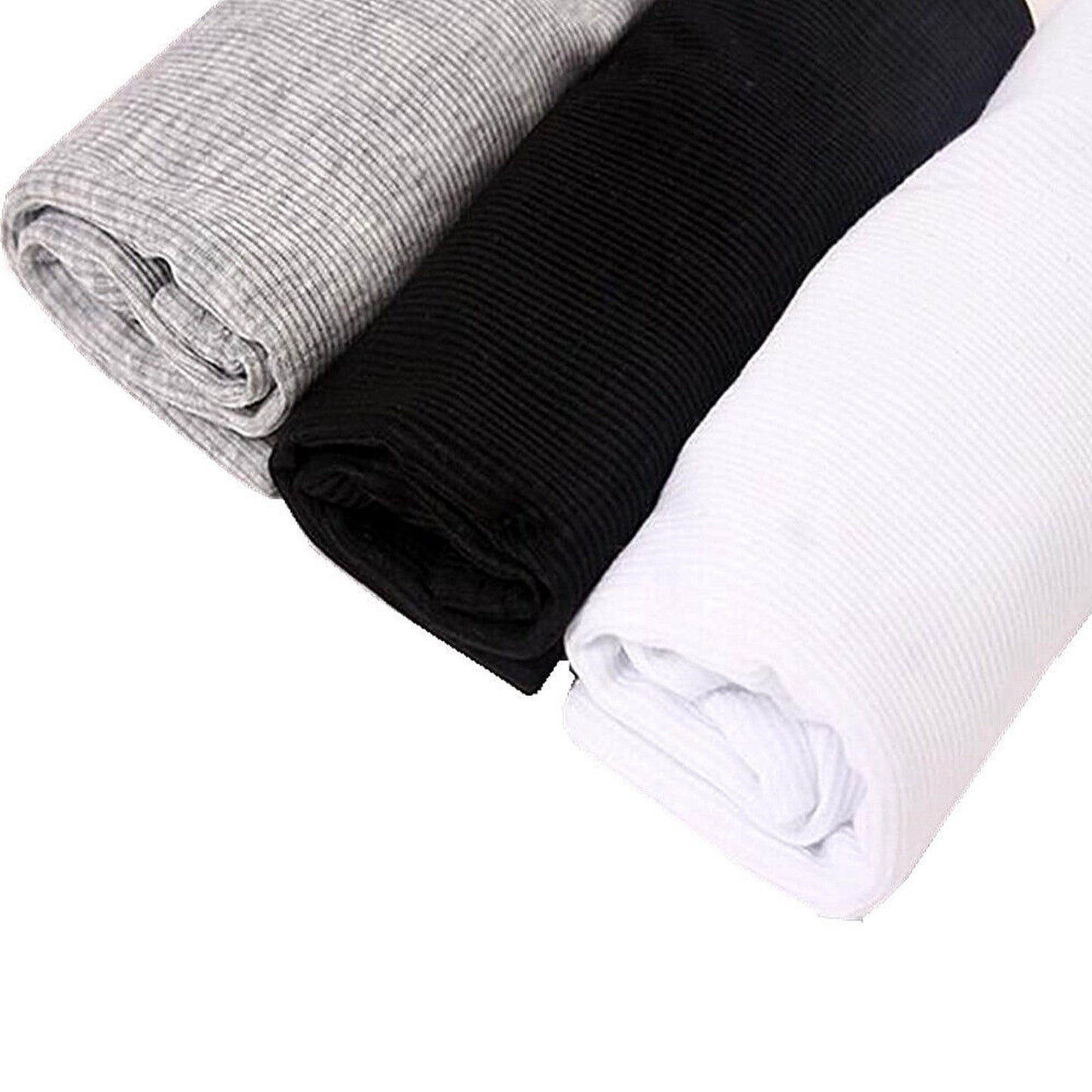 3Pcs Men's 100% Cotton Undershirt Plain Ribbed Tank Top For Daily Wear Classic Fit, Tag Free & Moisture Wicking A-Shirt