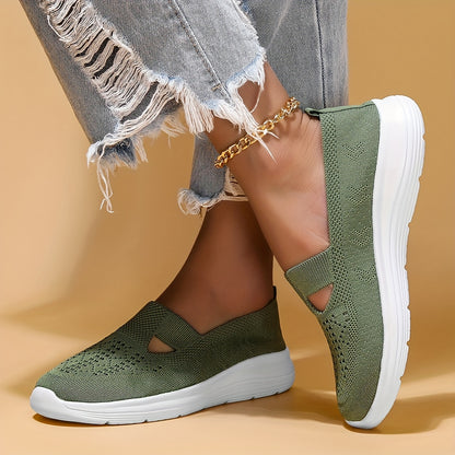 Women's Casual Loafers, Hollow Sports Shoes, Breathable Casual Shoes, Lightweight Outdoor Flat Shoes (plus Size) Suitable for Outdoor Casual Wear, Women Shoes