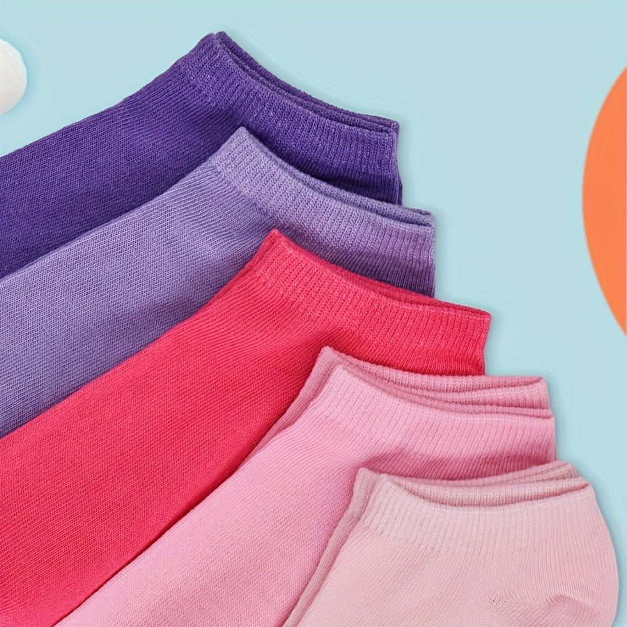 20 Pairs Of Children's Fashion Socks, Girls Comfortable Soft Elastic Socks, Perspiration Breathable, Baby Walker Socks, School Socks, Suitable for Outdoor Sports Or Home Wear