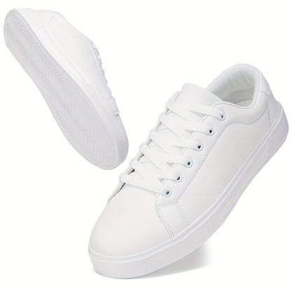 [Sneakers] Men'S Shoes 2025 Spring New White Shoes Breathable Sports Leisure Trendy Casual Shoes Hot Style