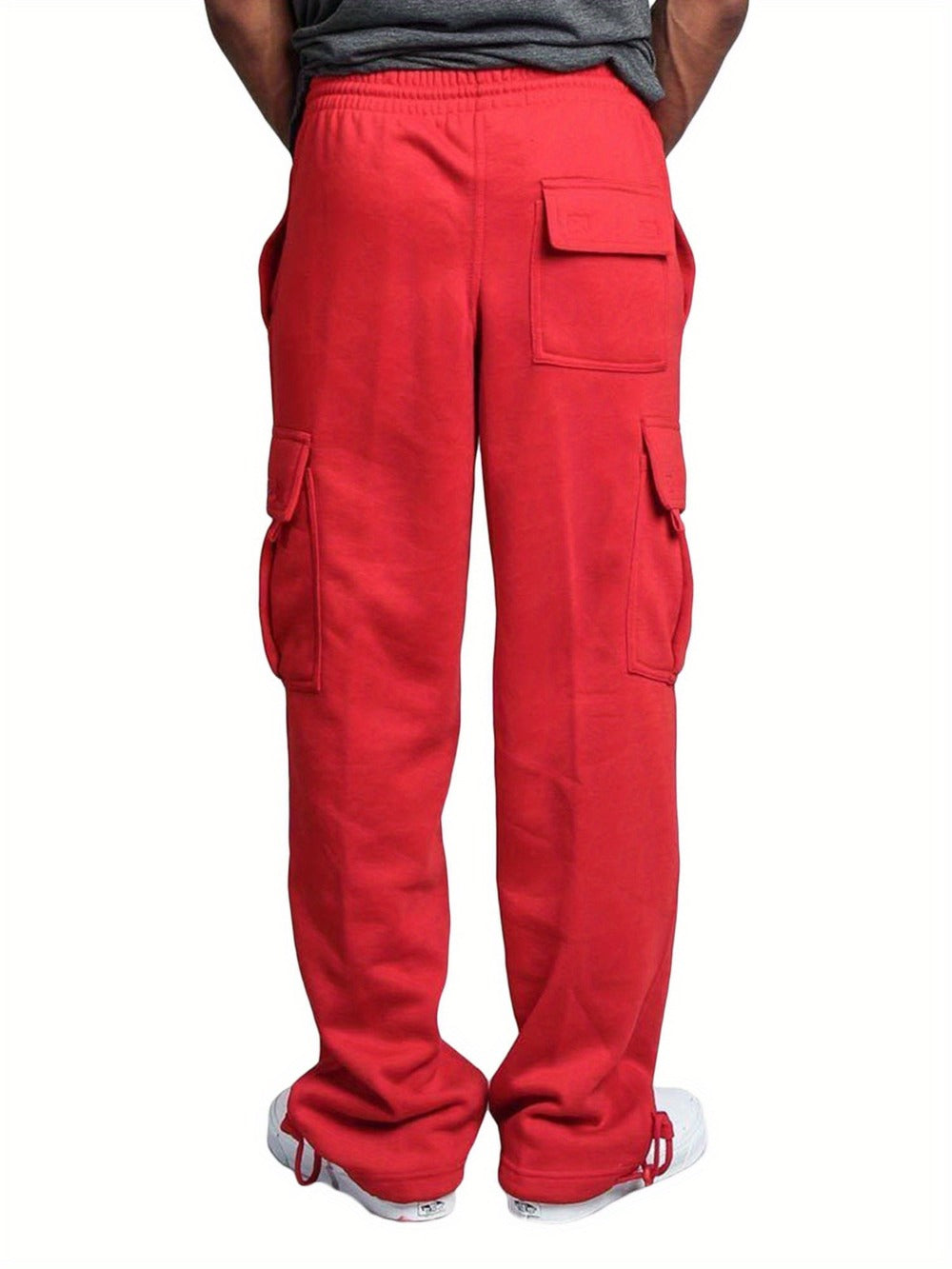 Men's Casual Pants - Elastic Waist