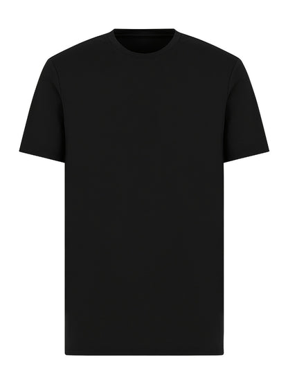 Men's 6-Pack Plus Size Cotton T-Shirts - Solid Color Crew Neck Basics