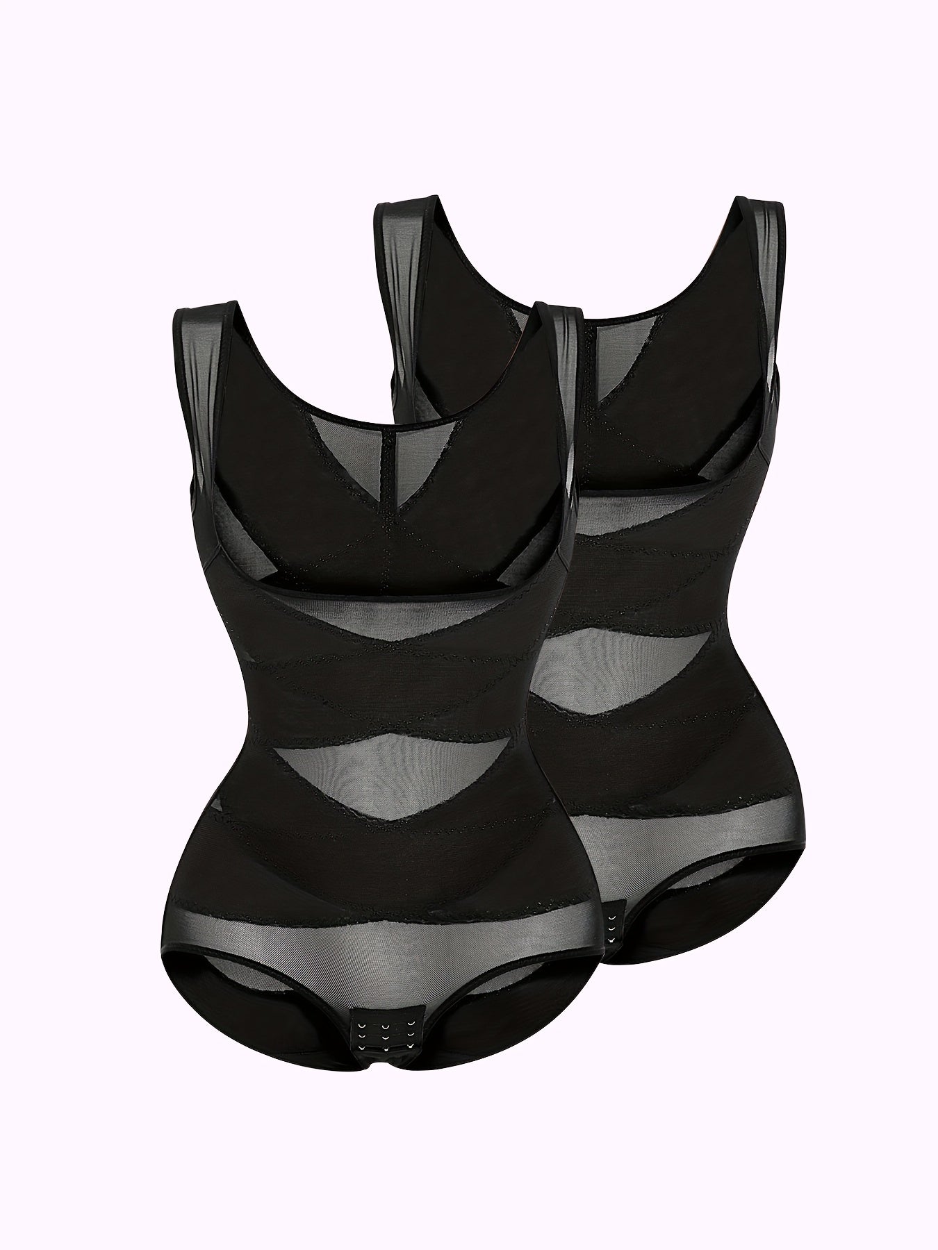 2pcs Women'S Shapewear Bodysuit Tummy Control Butt Lifting High Waist