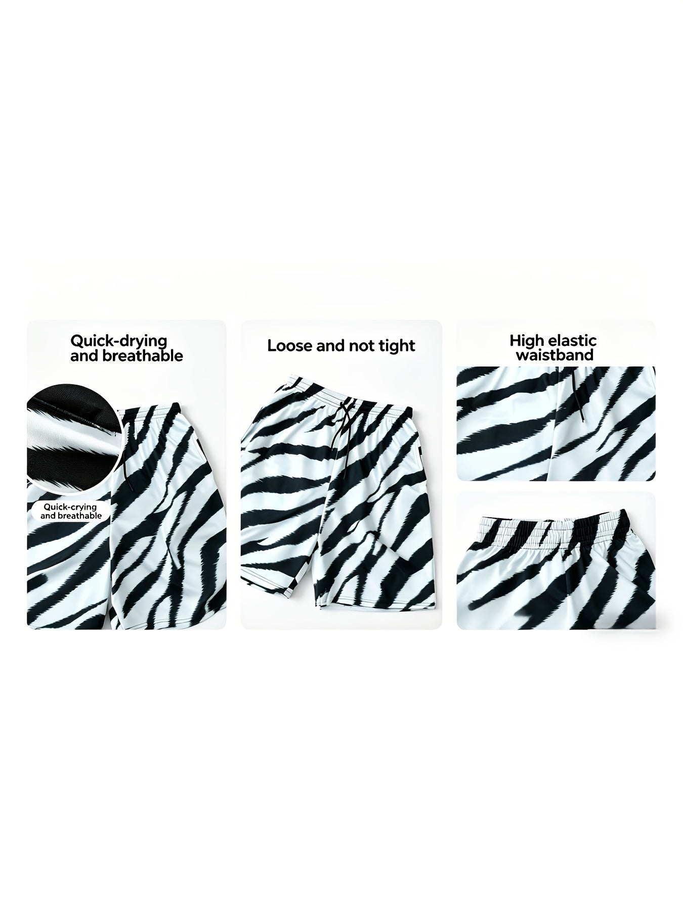 5-Pack Printed Shorts Polyester Shorts - product view 27