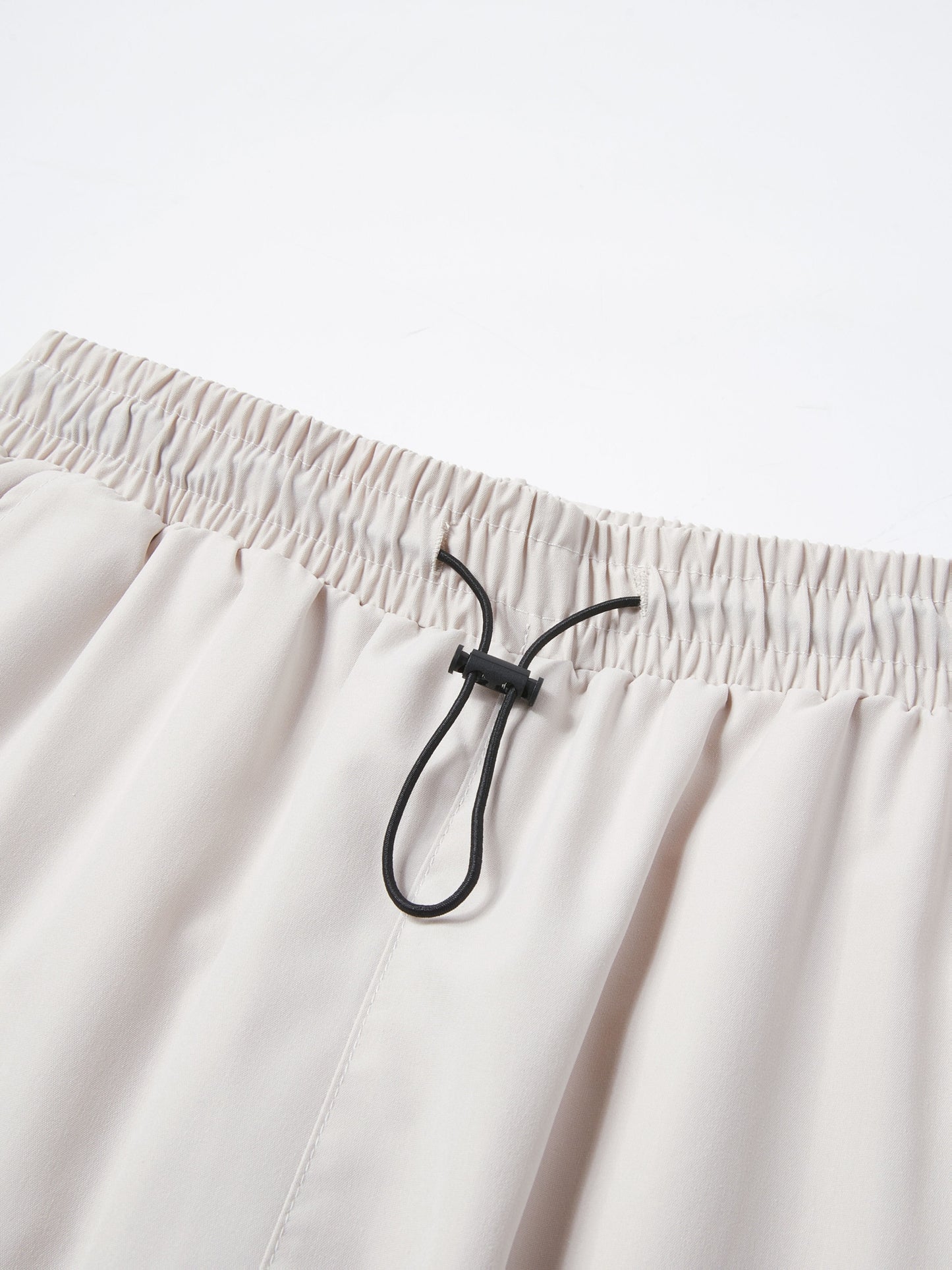 Lightweight Breathable Cargo Trousers for Men, Featuring an Elastic Waistband with a Drawstring, Loose Wide Legs, Multiple Pockets, And Quick-Dry Fabric, Ideal for Outdoor Hiking, Streetwear, Everyday Use, And All-Season Fashion