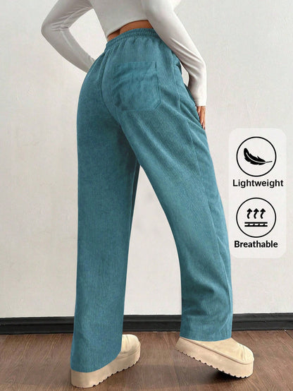 Women's Khaki Polyester Pants - product view 27