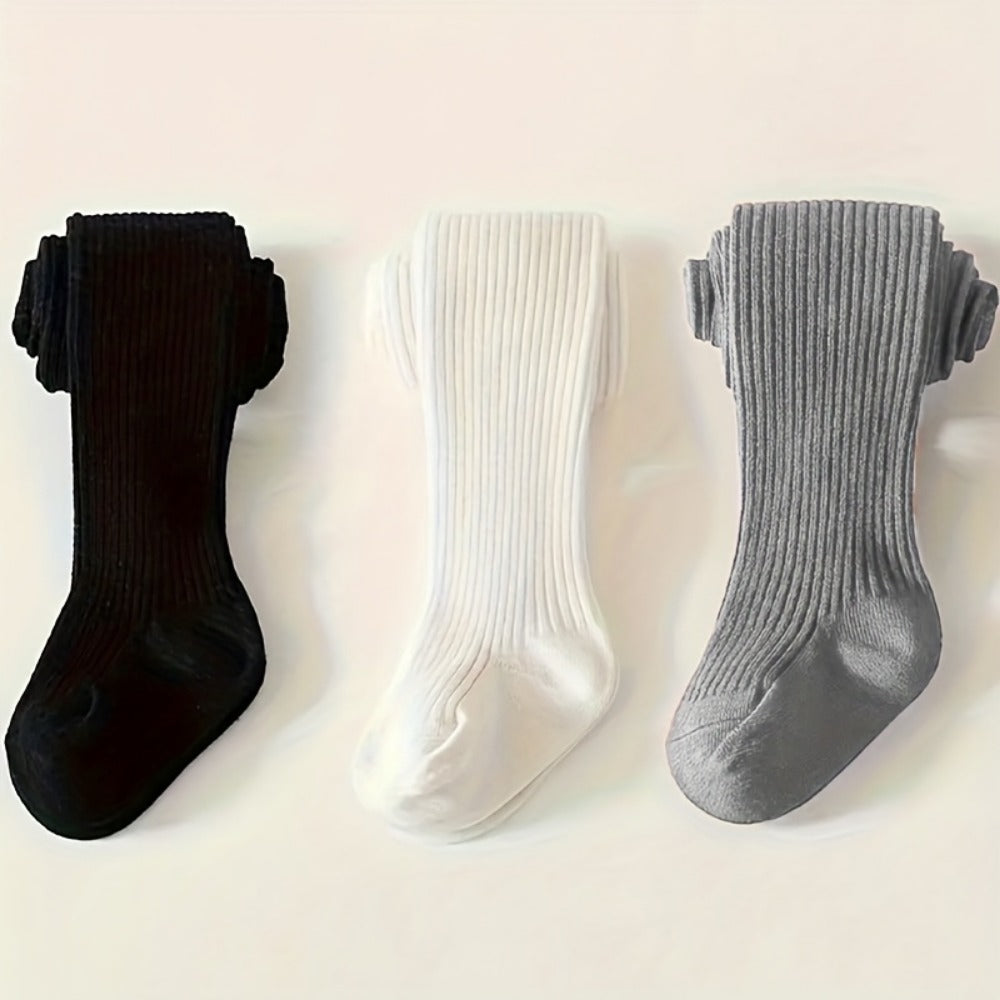 Women's Solid Color Tights - 3-Piece Pack