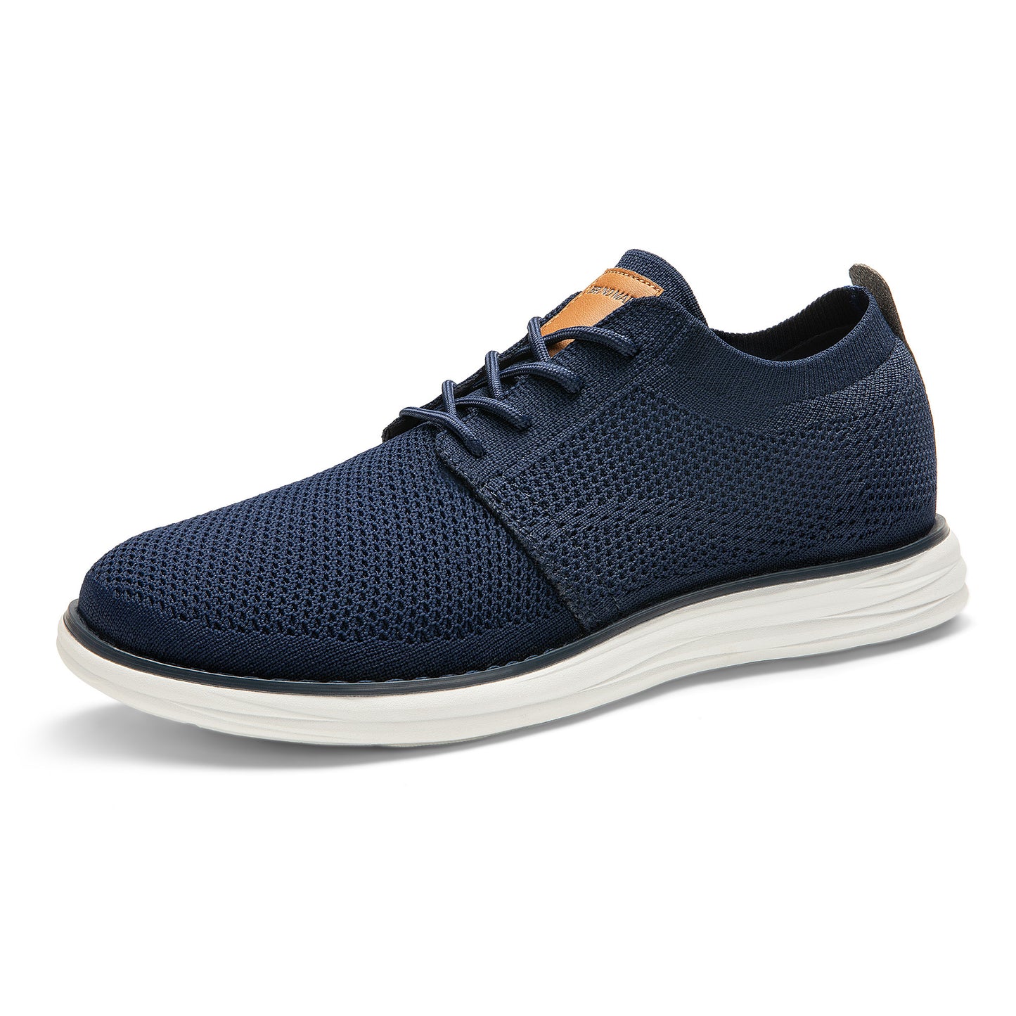 Bruno Marc Men's KnitFlex Breeze Mesh Sneakers Oxfords Lace-Up Lightweight Casual Walking Shoes