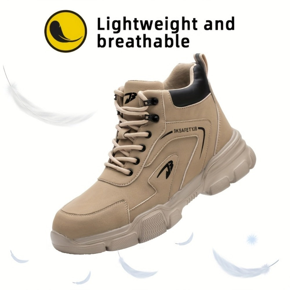 Men's Work & Safety Boots - Steel Toe Protection & Puncture Resistant 489509