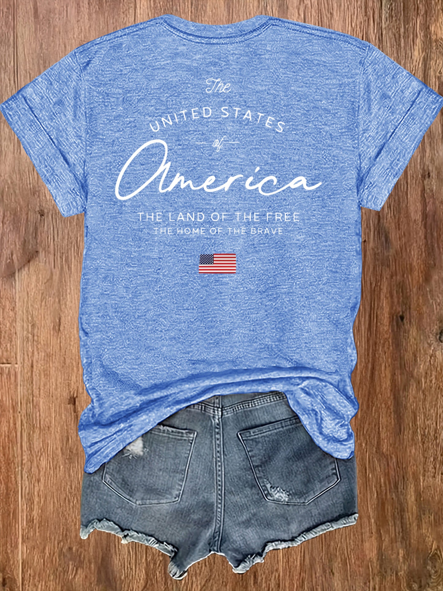 Women' US Flag T-Shirt with 1776 Design & American Symbols - Breathable Short Sleeve Top, Casual Streetwear Blouse-Compatible for - Wear Suitable for Fall Outfits, 4th of, Casual Attire, Machine Washable Non-