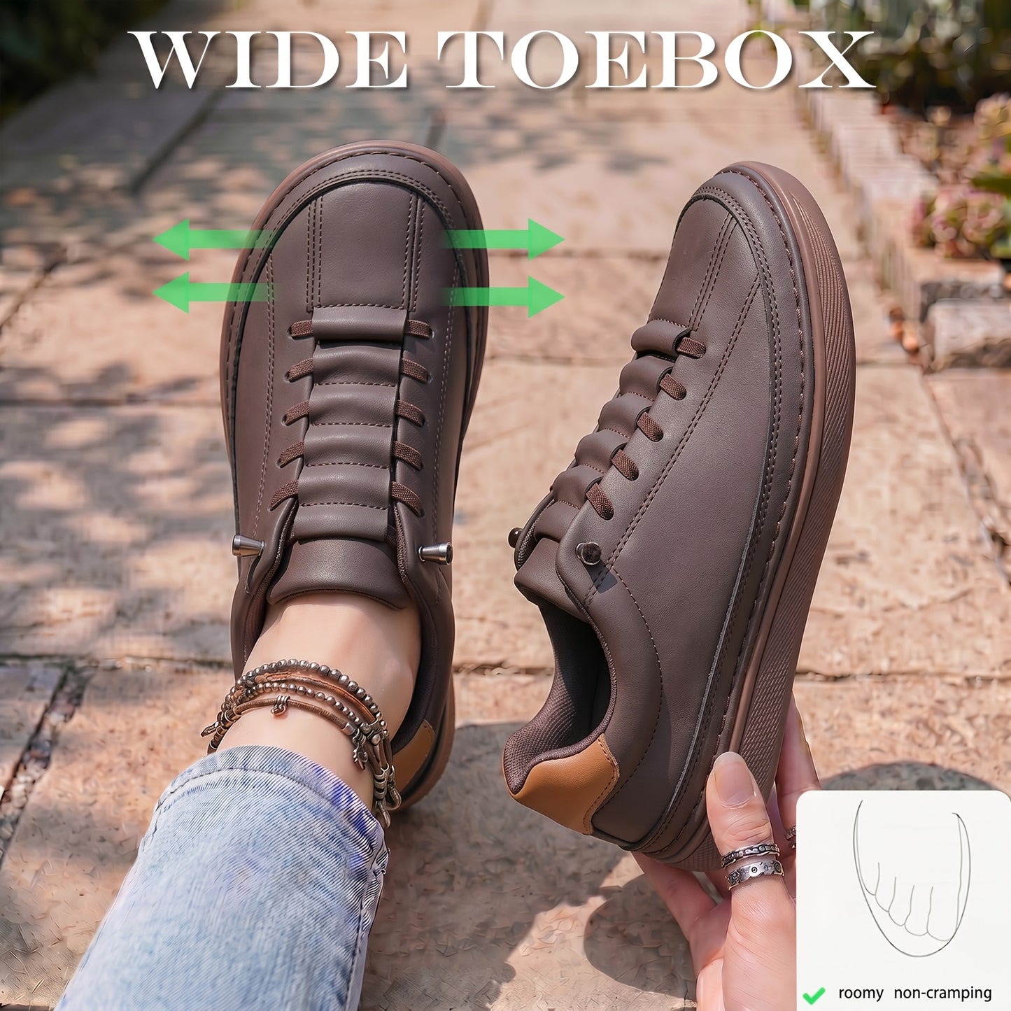 Women's Wide Top Minimalist Barefoot Sneakers - Featuring A Wide Toe Sole And Low Cut Lace Up Walking Shoes, Wide Last Shoes, Cushioning, Lightweight And Breathable, Suitable for Fitness, Yoga Steps, And Daily Work. Couple Shoes.damen Schuhe