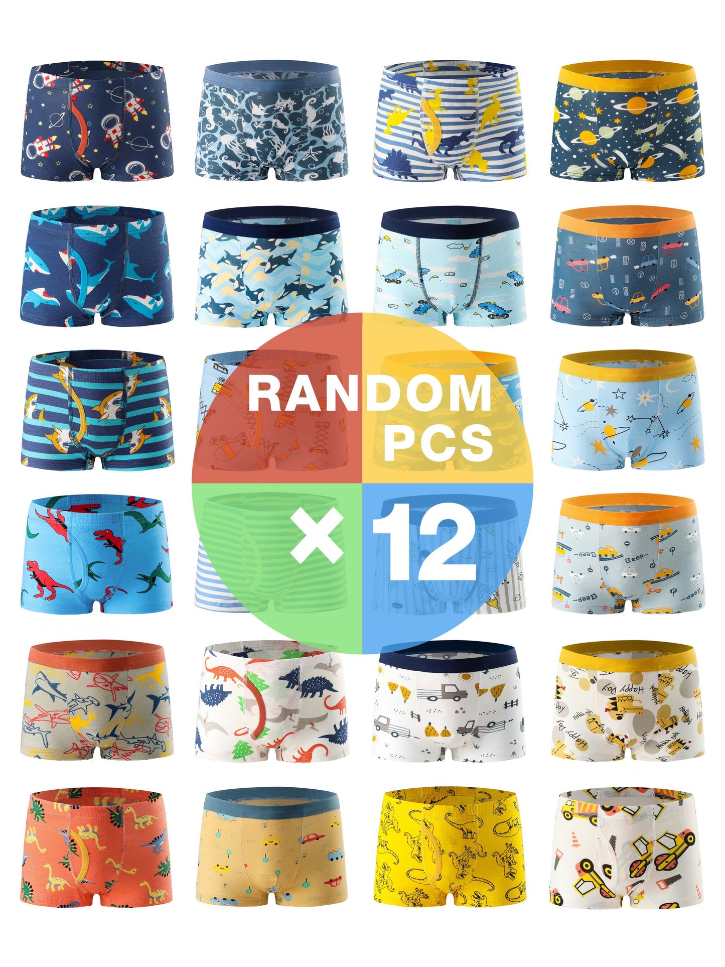 Boys' Multicolor Underwear - product view 7