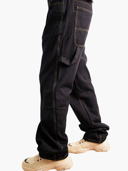 Men's Jeans West Coast Street Dance Skateboard Pants Men's Street Loose Hip Hop Oldschool Denim Pants