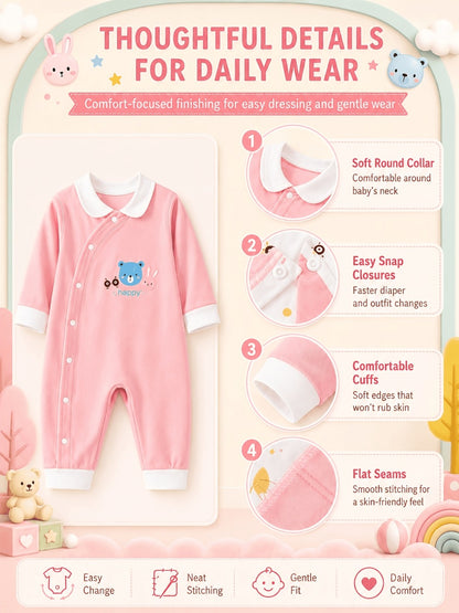 Baby Girls Outfit Set - 27-Piece Long Sleeve