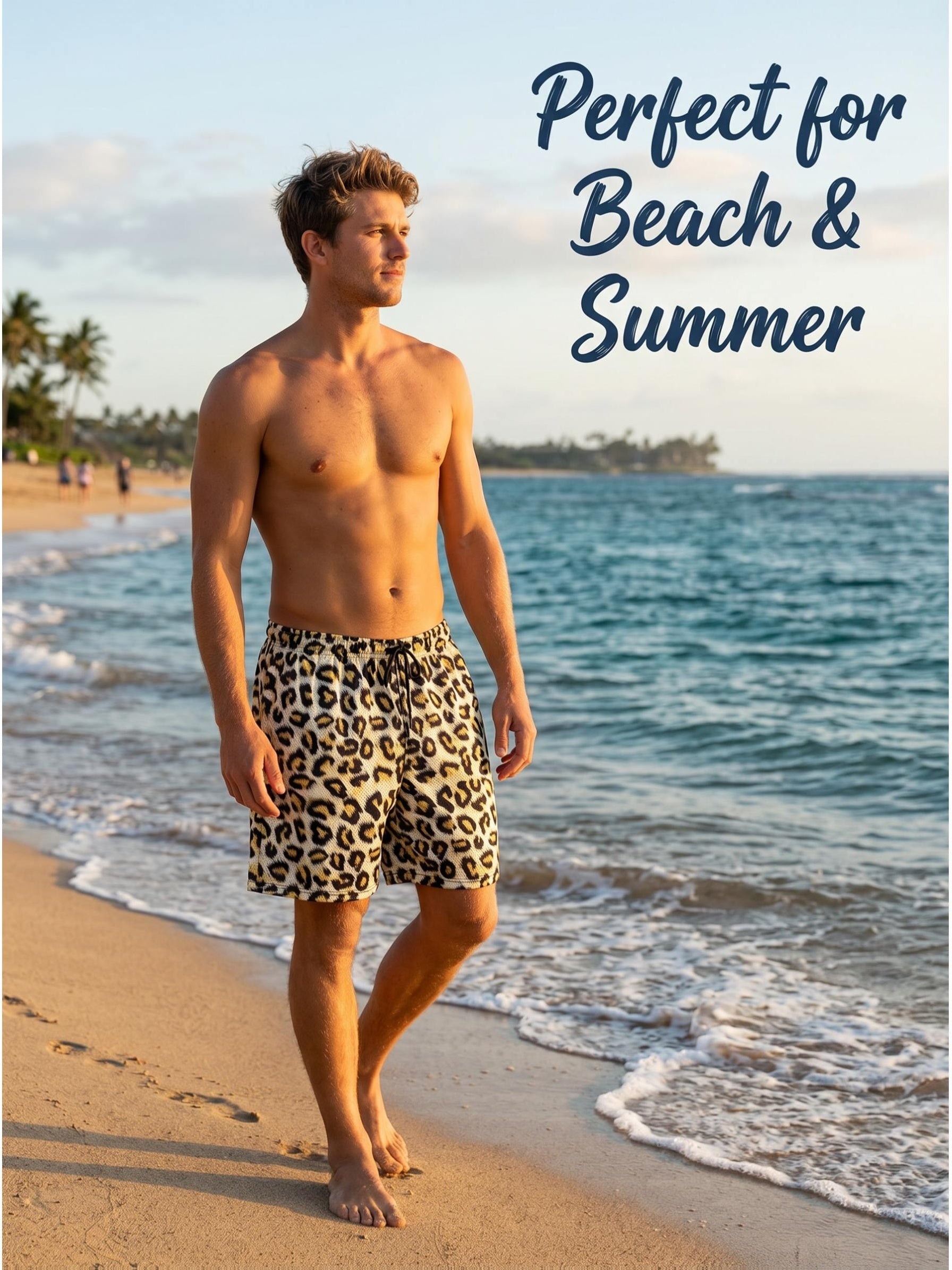 5-Pack Printed Shorts Polyester Shorts - product view 32