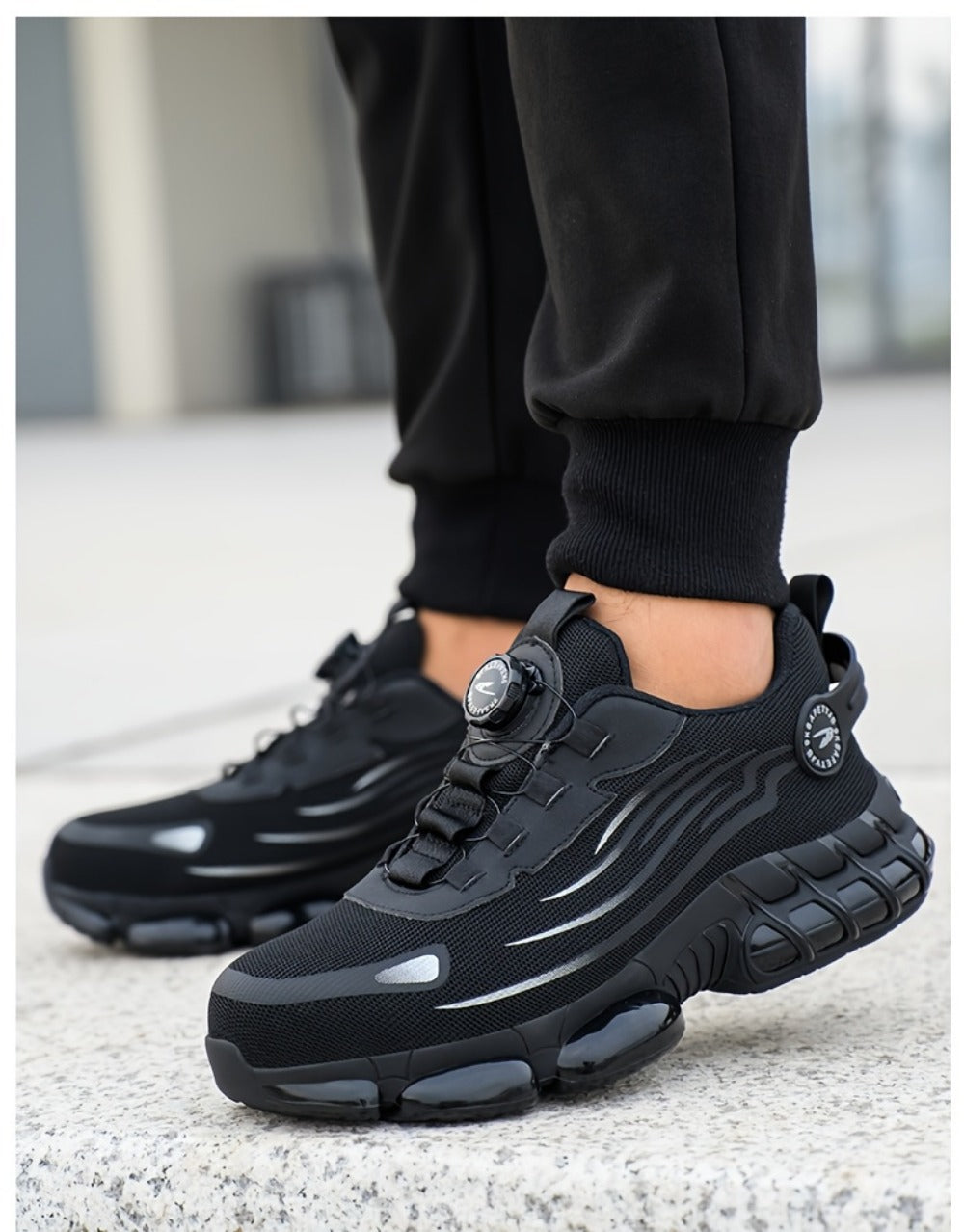 Unisex Work & Safety Shoes - Crush Resistant & Slip-On 610149