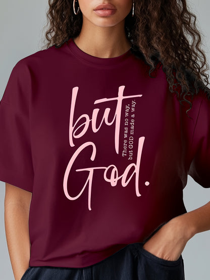 Chocolate Cotton Printed Short-Sleeve T-Shirt - product view 14