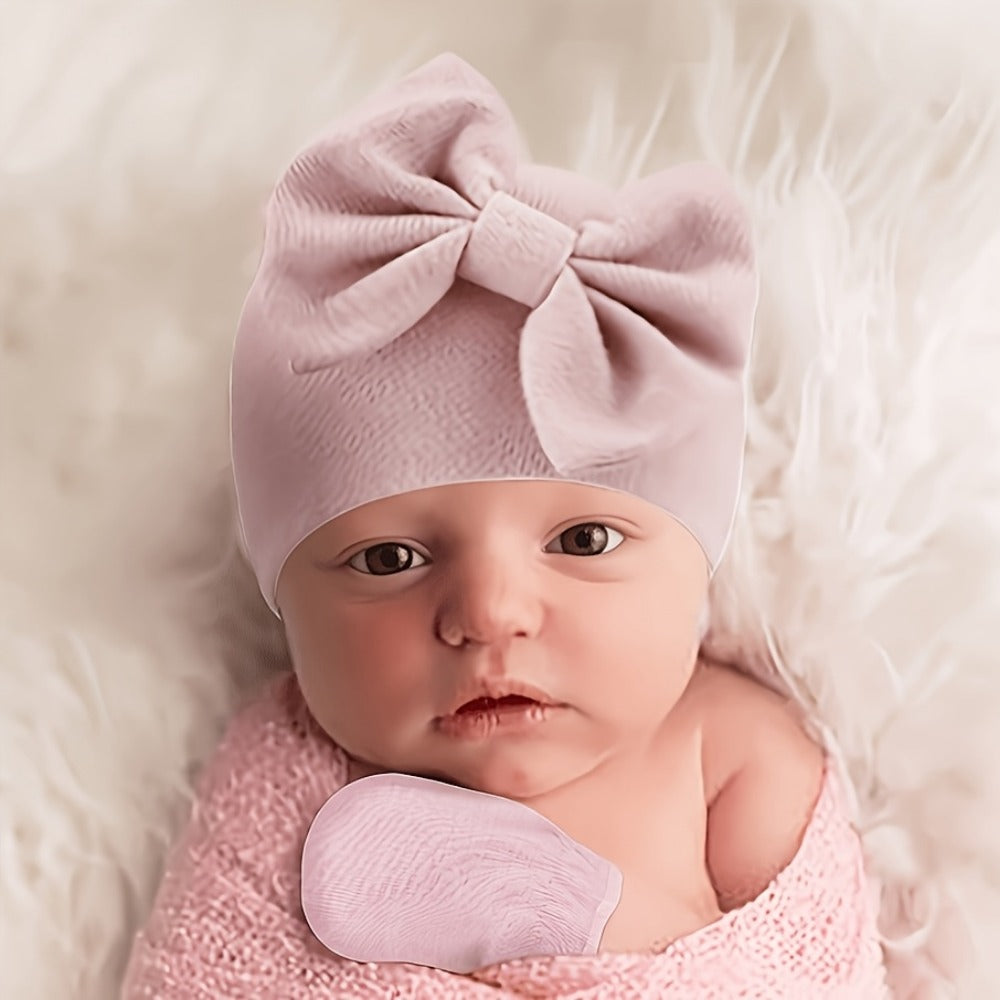 Newborn Hat and Mitten Set - 10-Piece