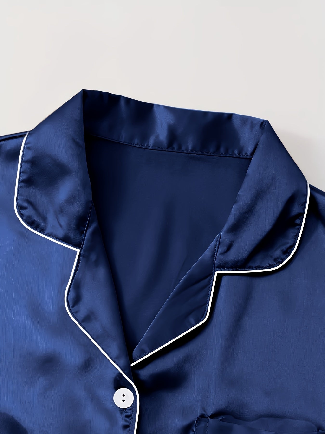 Women's Champagne Satin Short-Sleeve Pants - product view 35